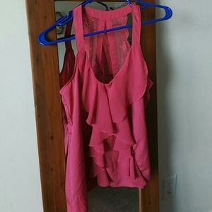 Pink LC Lauren Conrad Camisole Style Blouse